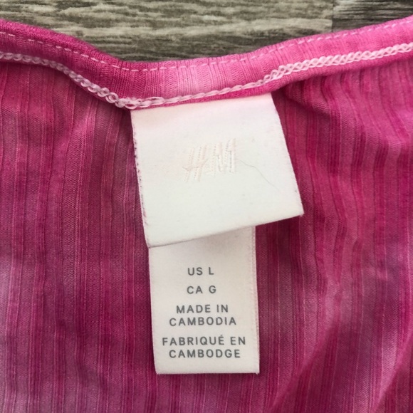 🎉3/$10 - Pink Tie Dye Button Down Tee - Picture 3 of 3